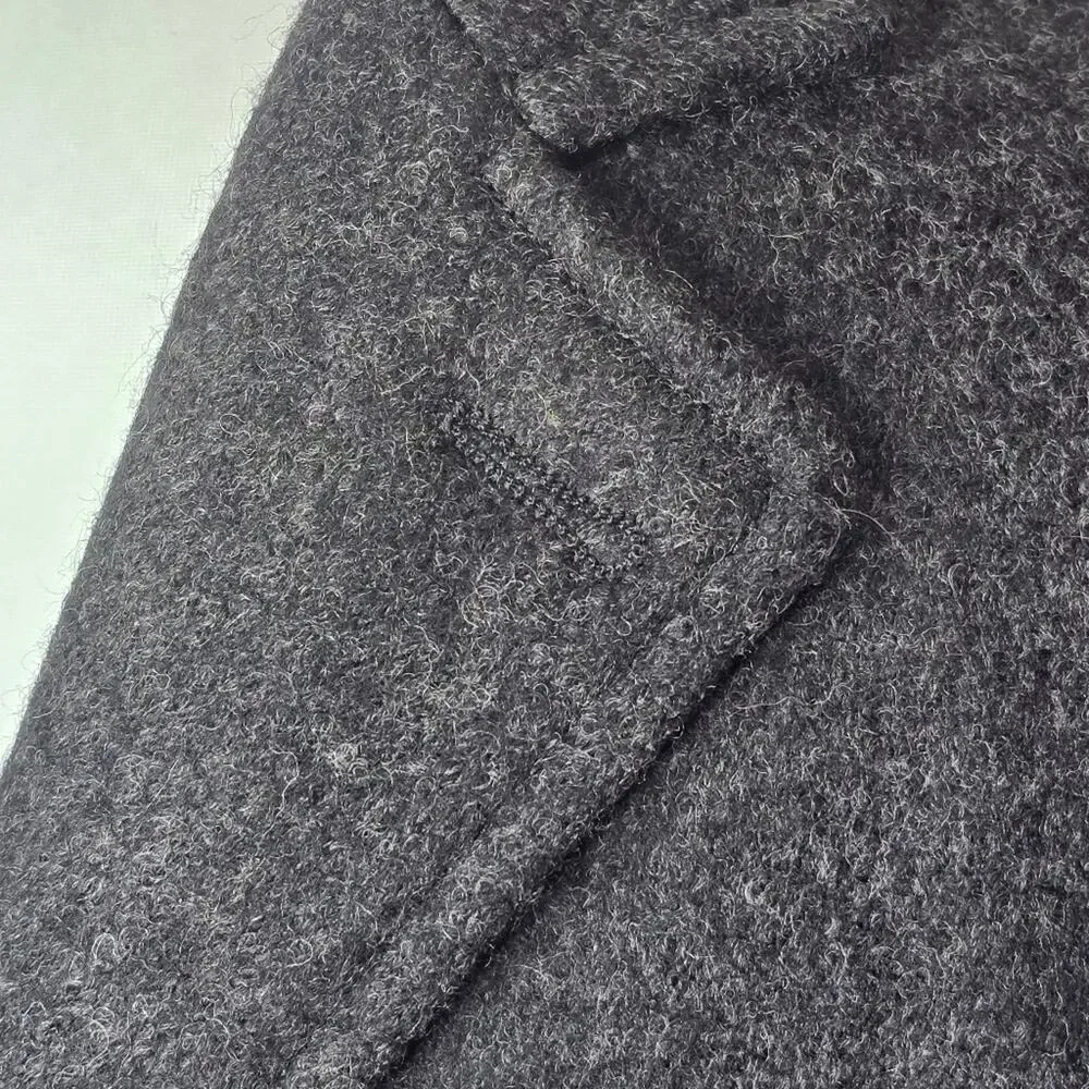 1st‎ PAT-RN Comfort Knit Blazer Wool Gray Size S